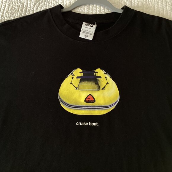 Nike ACG Cruise Boat DRI-Fit Men’s Size Large Black/Yellow - Picture 5 of 10